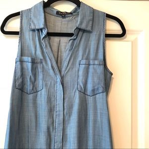 Sleeveless tensel midi dress